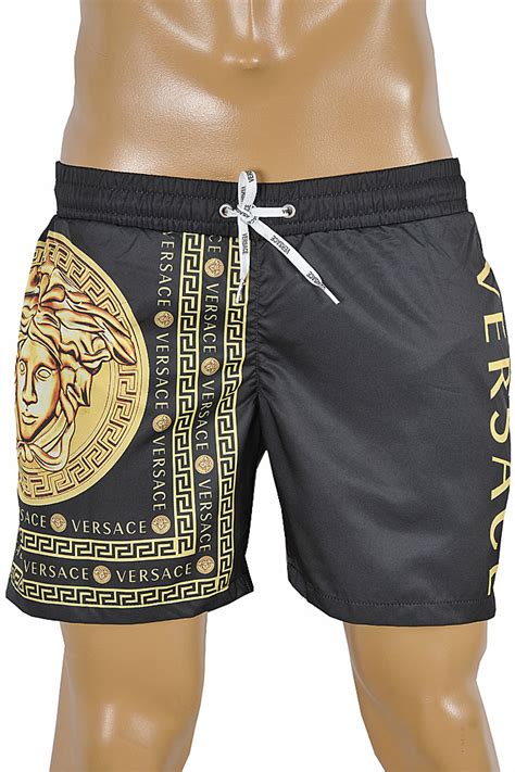 versace short greenapple18r|Versace men's shorts.